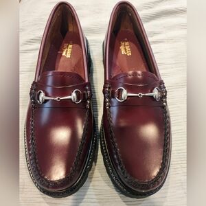 NEW G.H BASS WEEJUNS Women's Burgundy Loafers NEW Sz 7.5